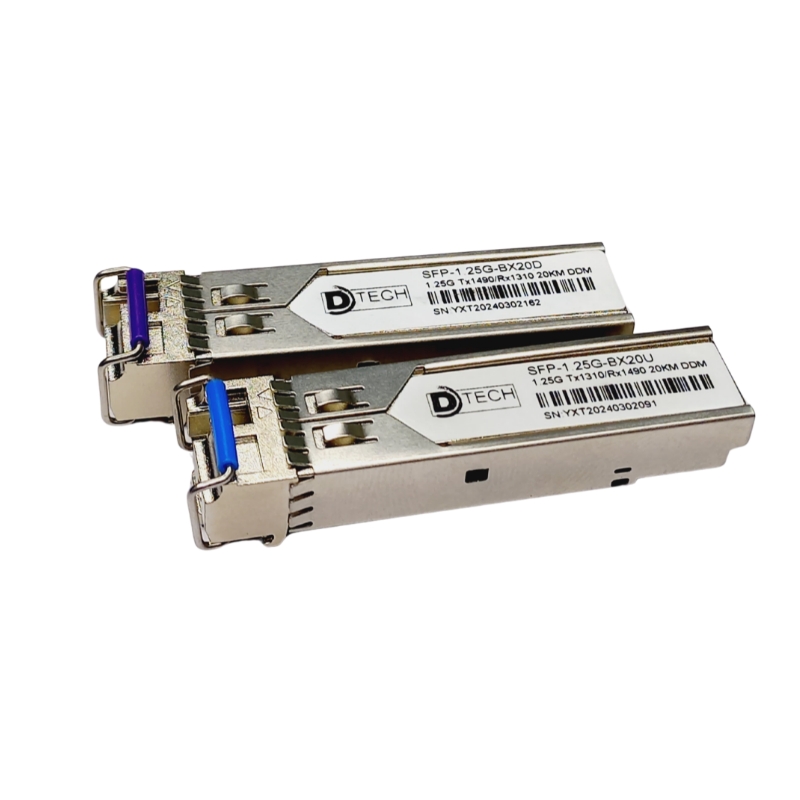 D-TECH SFP 1.25G BIDI Tx1490/Rx1310nm DDM
